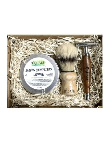 Pack Afeitado Con Maquinilla de Kijani
