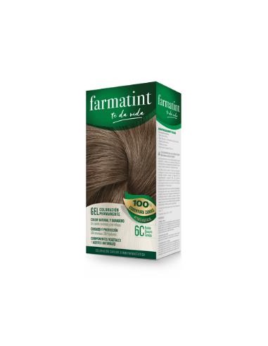 Farmatint Gel 6C Rubio Oscuro Ceniza 135Ml. de Farmatint