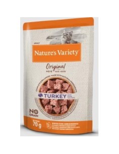 Natures Variety Feline Adult Pate Pavo 12X70Gr. de Nature S Variety Vet