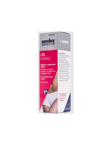 Sandoz Bienestar Gel Intimo 200Ml de Sandoz Bienestar
