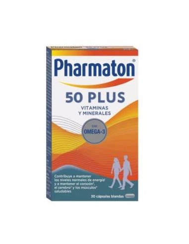 Pharmaton 50 Plus 30 Caps de Pharmaton