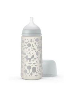 Biberon Tetina Fisiologica Sili L +6M 360Ml 1Uni de Suavinex