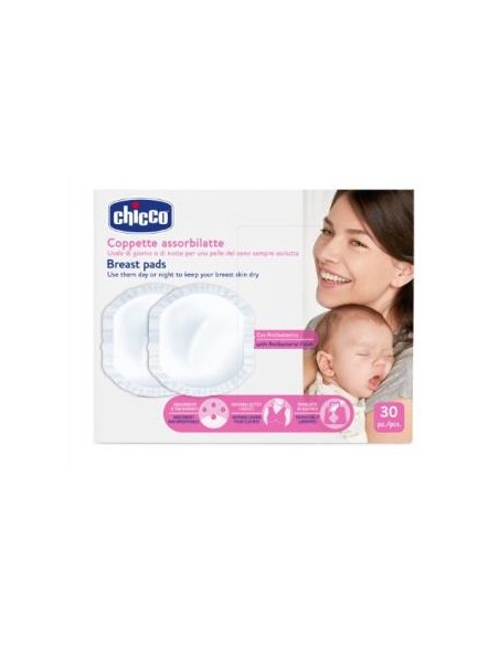 Disco Lactancia Absorb Desechable Antibact 30Un de Chicco