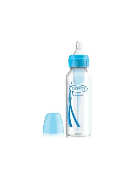 Biberon Options B/Estre Sili Redon +0M 250Ml Azul de Dr. Brown´S