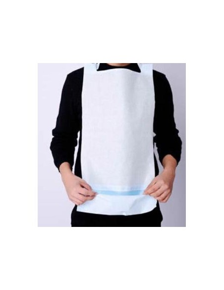 Babero Desechable 36X66Cm + Bolsillo 10Cm 160Un de Cv Medica