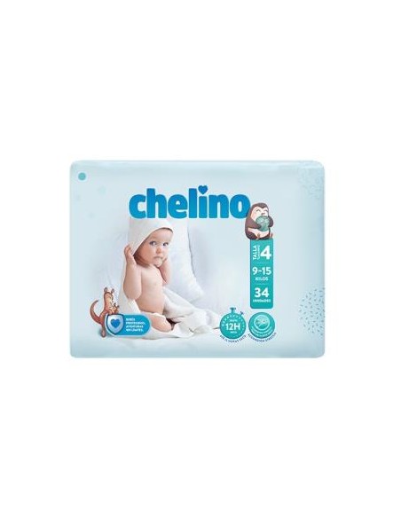 Chelino Pañal Inf Gateo T4 9-15Kg 34Un de Chelino