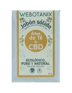 Jabon Solido Cbd-Arbol De Te 100Gr Bio Vegan de Webotanix