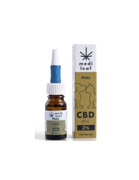 Medileaf Pets Cbd 2 Perro-Gato Aceite 10Ml de Medileaf