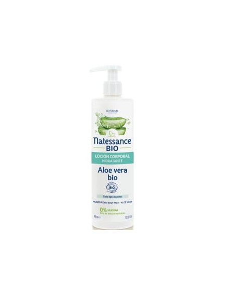 Locion Corporal Aloe Vera Hidratante 400Ml Bio de Natessance