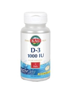 D3 1000Iu 100Perlas de Solaray