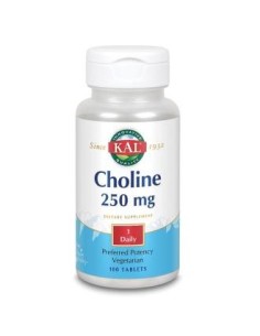 Choline Kal 250Mg. 100Comp. de Solaray