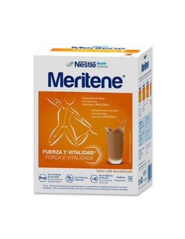 Meritene Batido Cafe Descafeinado 15Sbrs. de Meritene