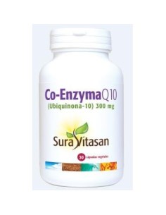Co-Enzyma Q10 300Mg. Ubiquinona 30Cap. de Sura Vitasan