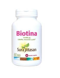 Biotina 10000Mcg 60Vcap. de Sura Vitasan