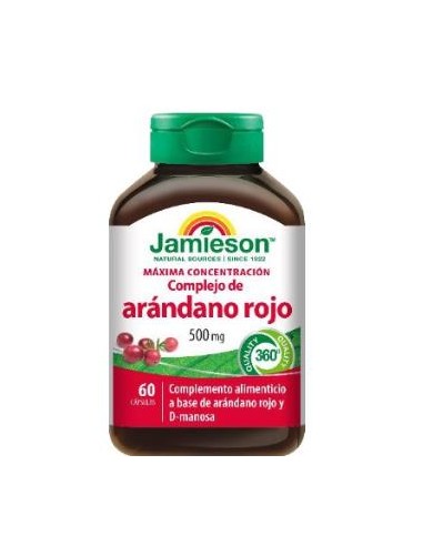 Arandano Rojo 500Mg. 60Cap. de Jamieson