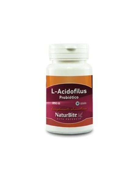 L-Acidophilus 500Millones Cfu 60Comp. de Naturbite