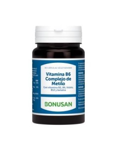 Vitamina B6 Complejo Metilo 60Cap. de Bonusan