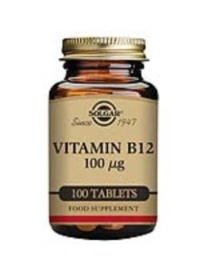 Vitamina B12 (Cianocobalamina) 100Mcg. 100Comp. de Solgar