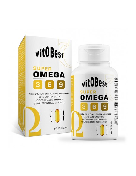 Super Omega 3-6 Vit.O.Best  90 Perlas para tu Bienestar