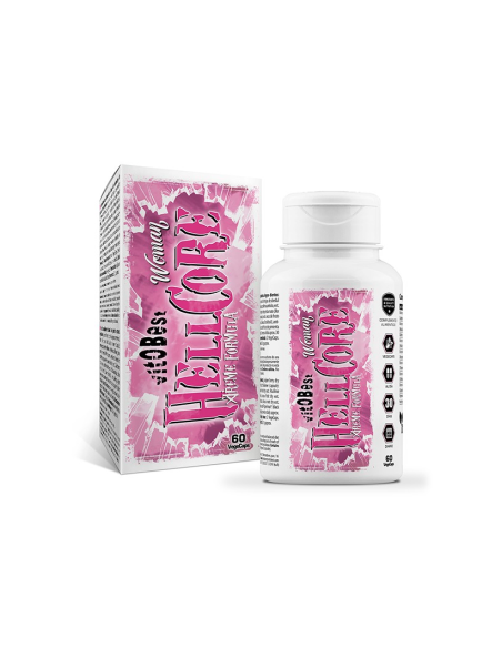 Hellcore Woman 60 Vegecaps Vit.O.Best  Vitalidad y Energía Mujer