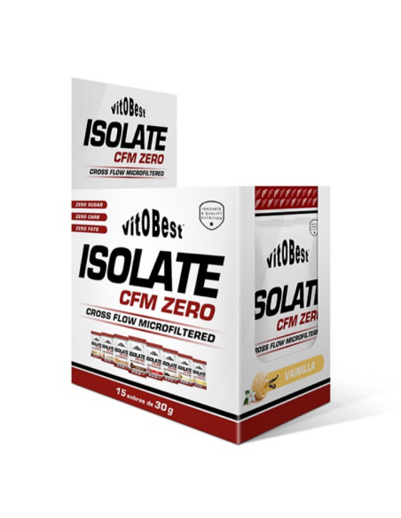 Isolate Cfm Zero 15 Sobres 30 G Vainilla  de Vit.O.Best