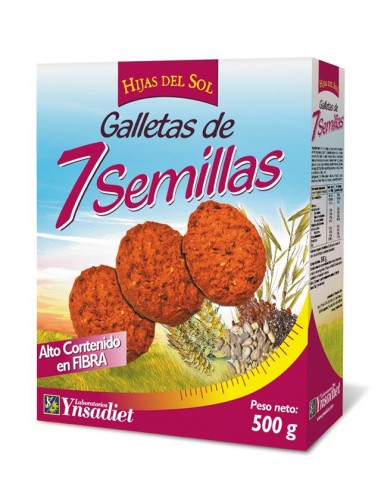 Galleta 7 Semillas 500 Gr de Ynsadiet