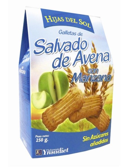 GALLETAS AVENA + MANZANA 250GR