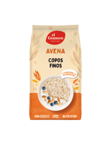 Copos Suaves De Avena Integral, 1 Kg de El Granero Integral
