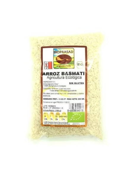 Arroz Basmati Blanco de Biolabrador