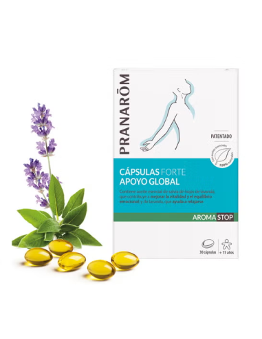 Aromastop Forte 30 cápsulas Pranarom – Apoyo Global Salud