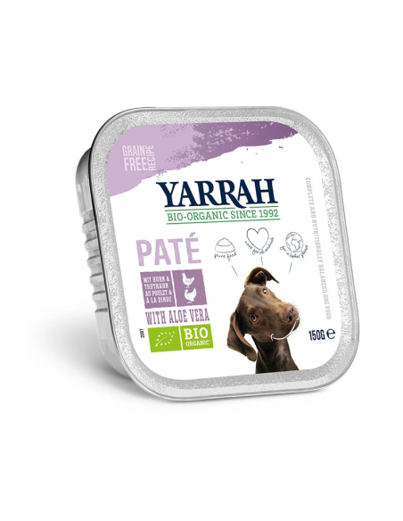 Perro Pate Con Pollo Y Pavo Caja 12X150Gr. Bio de Yarrah