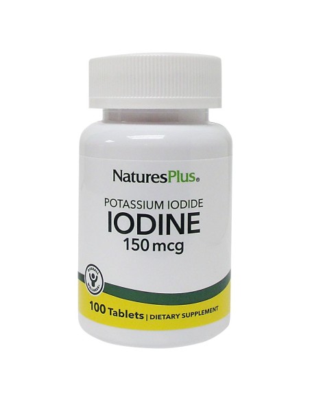 Iodine (Yoduro De Potasio) 100 Comprimidos de Natures Plus