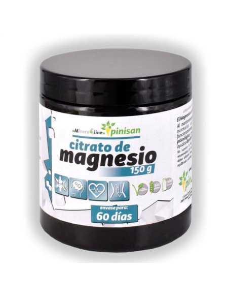 Citrato de Magnesio Pinisan 150g  Salud y Bienestar Natural