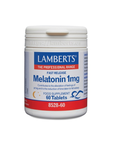Melatonina 1 mg Lamberts 60 Tabs | Sueño Natural y Rápido