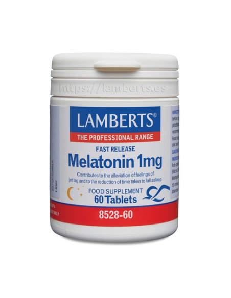 Melatonina 1 mg Liberación Rápida  NOVEDAD de Lamberts