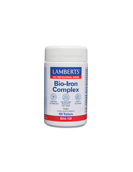 Pack 2 Uds. Bio- Iron Complex   120 Tabs. de Lamberts