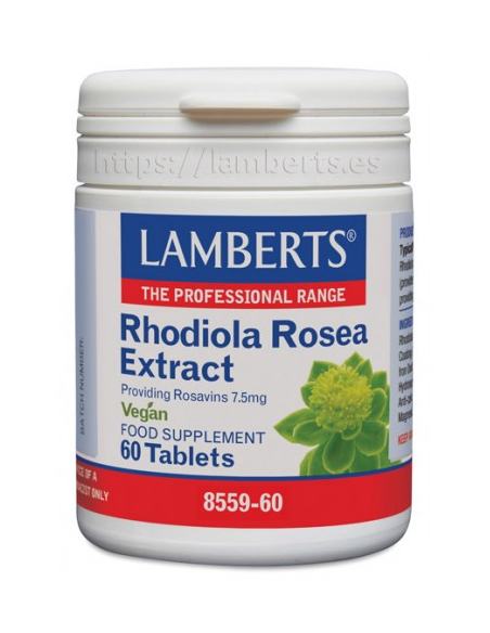 Pack 2 Uds. Rhodiola Rosea 250 mg 60 Tabs. de Lamberts