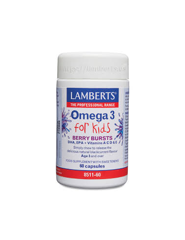 Pacote 2 Unidades Omega 3 para crianças 60 Caps. por Lamberts