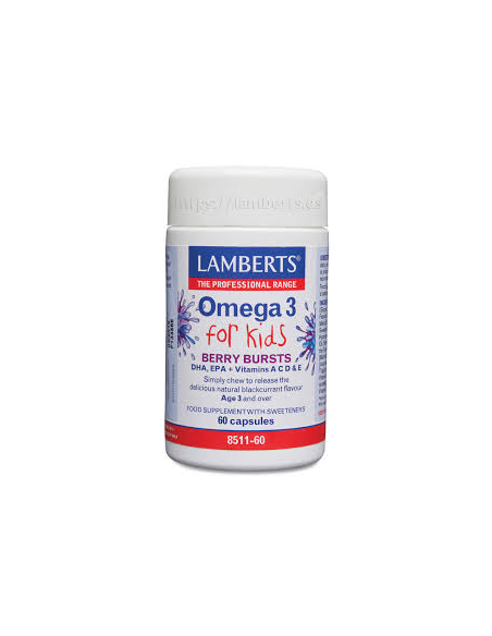 Pacote 2 Unidades Omega 3 para crianças 60 Caps. por Lamberts