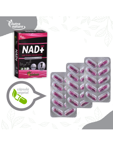 NAD+ 300 Nutranature 30 cápsulas | Energía y Vitalidad