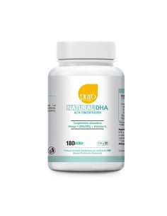 Pack 2 ud Natural DHA Alta Concentración 180 perlas de Puro Omega