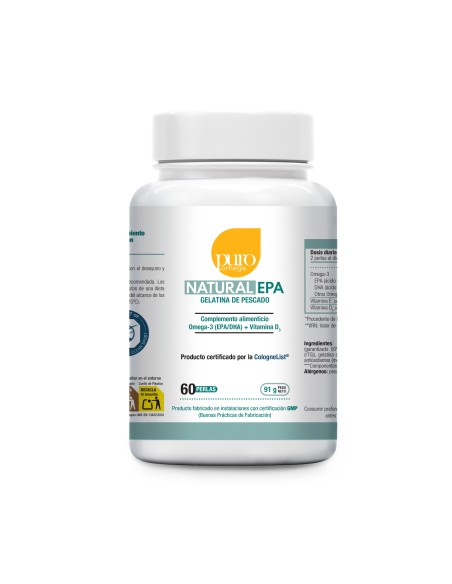 Pack 2 ud Natural EPA Máxima Absorción 60 perlas de Puro Omega
