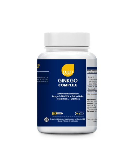 Pack 2 ud Ginkgo Complex 60 perlas de Puro Omega