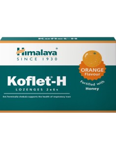 Pastillas Koflet Garganta Naranja 12 Comprimidos de Himalaya 2