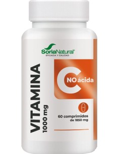 Vitamina C no ácida 60 Comprimidos de Soria Natural 2
