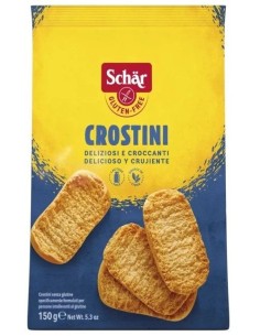 Crostini Panecillos Tostados 150 Gramos Sg Schar 2