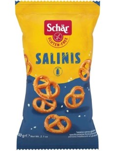 Salinis Prezel Salados Snack 60 Gramos Sg Schar 2