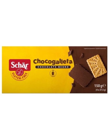 Chocogalleta de Chocolate Negro Sin Gluten