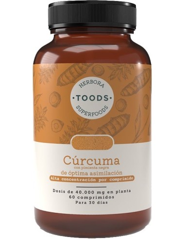 Toods Curcuma 60 Comp de Herbora