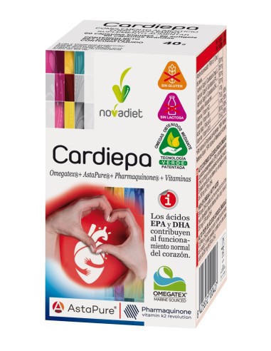 Cardiepa 60 cápsulas de Novadiet